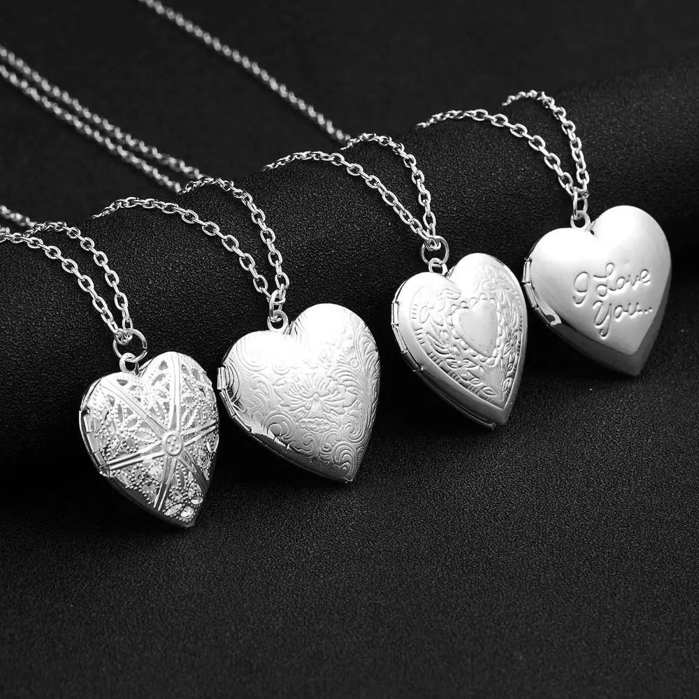 1PCS For Lover Couples Jewelry Gift Family&Lovers Necklaces DIY Necklace Photo Picture Locket Photo Frames Pendant