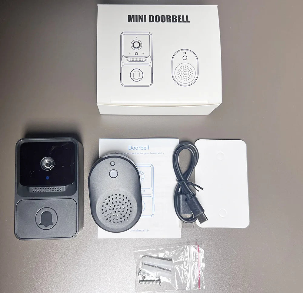 Z20 Intelligent Visual Doorbell Wireless WIFI Two-Way Intercom Home Doorbell Spyhole Peephole