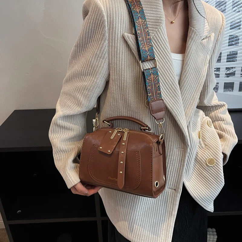 Fashion Female High Quality Soft PU Leather Bag Ladies Handbags 2024 Women Shoulder Bag Crossbody Bags for Women Sac A Main