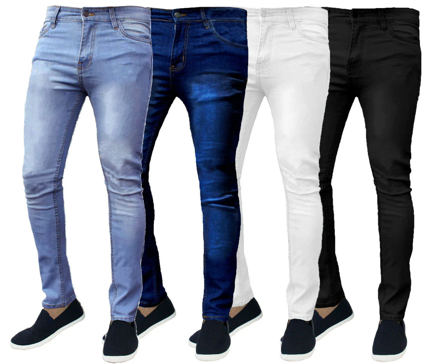 Stretch Casual Slim Fit Jeans for Men