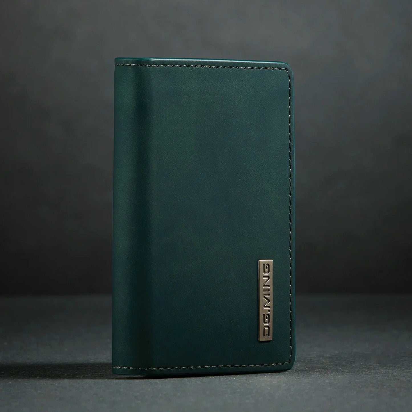 (With Large Bill Room)Fashion Short Leather Wallet Men's Coin Cash Cards Holder Purse Foldable Wallet Women's  Mini Slim Handbag